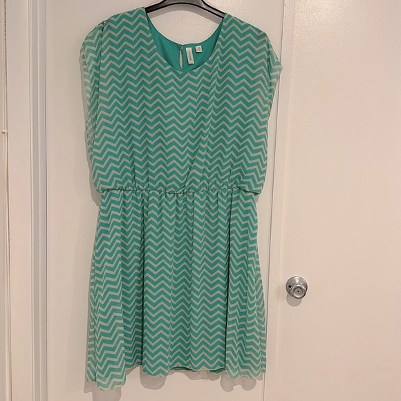 Tacera 3X Plus, Green w/zig zag light Grey patterns, inner lining is Green - Picture 1 of 6